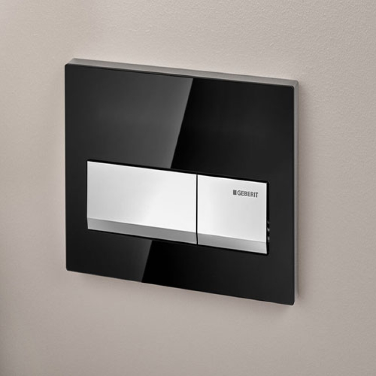 کلید فلاش تانک alpha50blackchrome